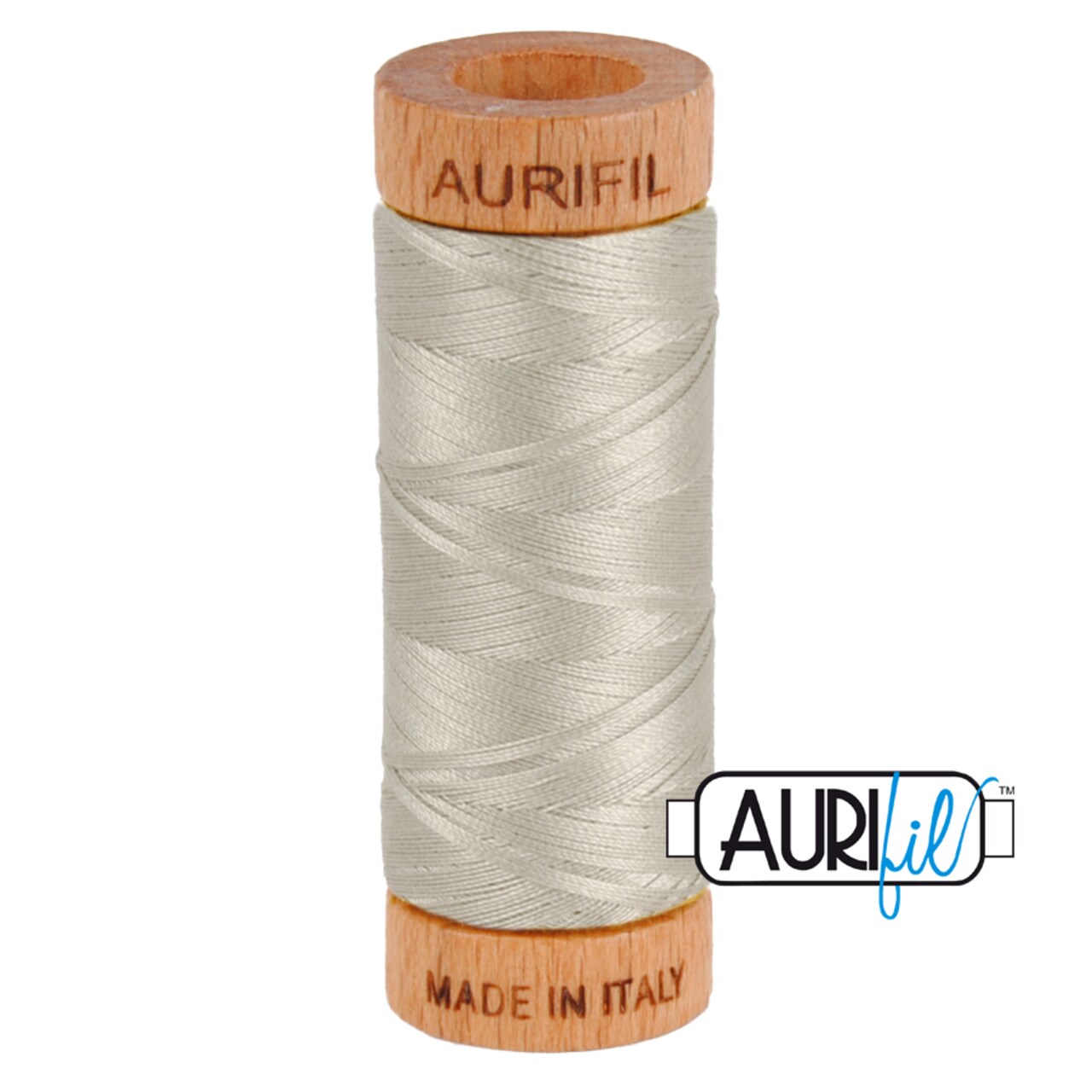 Light Grey (5021) | 80wt Small Spool (274M / 300Y) | Aurifil Thread